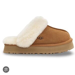 UGG Disquette Slippers | Chestnut | Size 6